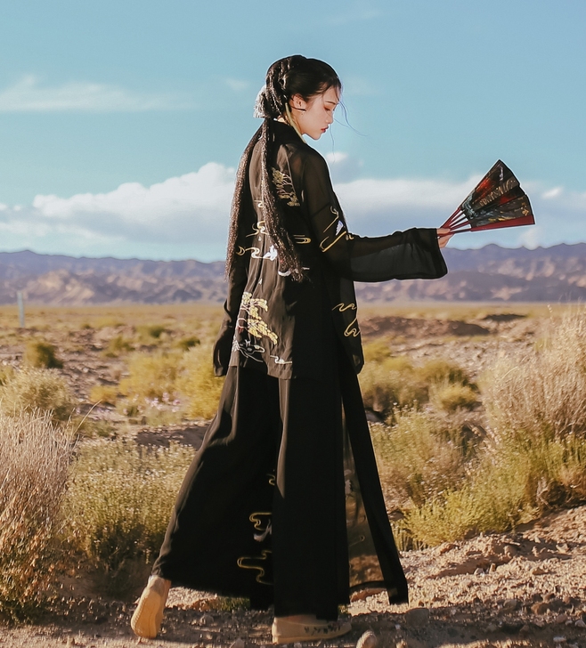 福禄堂汉服 凌云拂松 仙鹤褙子宋裤宋抹宋制...