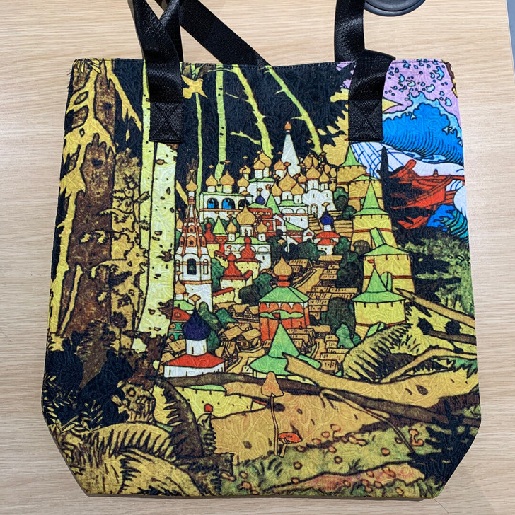 雅莹 环保太空棉单肩手提包