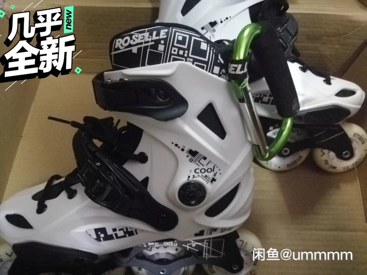 洛神x9白色 轮滑鞋 白色36码  包邮 ...