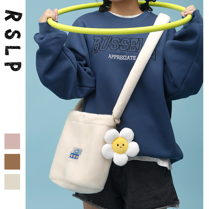 拍多件还可dao~可爱毛绒斜挎小包