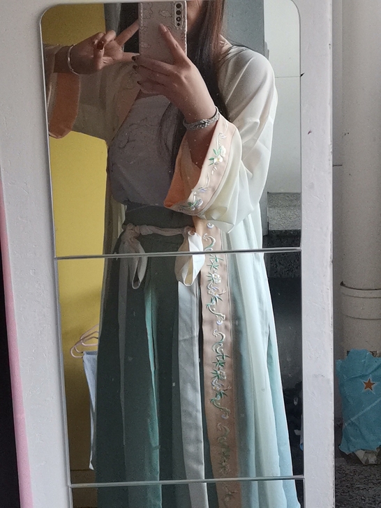 一套宋制,随缘出,仅试穿,没出过门 能适当...