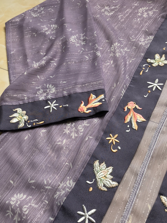 花拾忆新款[卿荷]原创日常宋制汉服褙子，