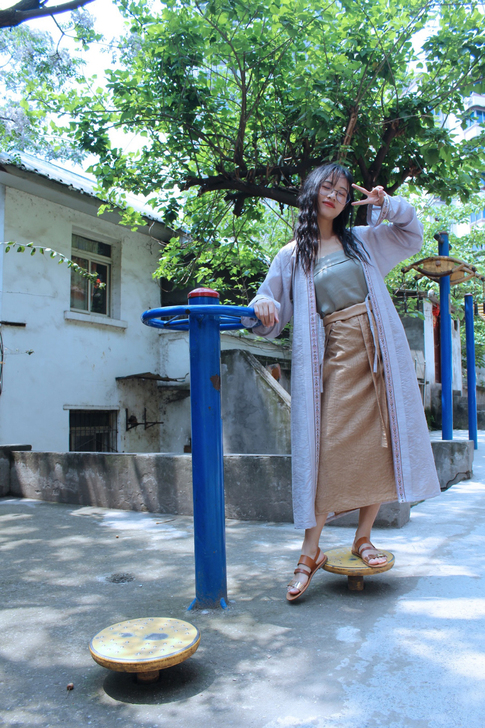 兮言坊墨绿宋抹 汉服 宋制服饰转卖