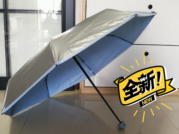 全新包邮超轻迷你钛银布防晒五折伞,雨伞厂家...