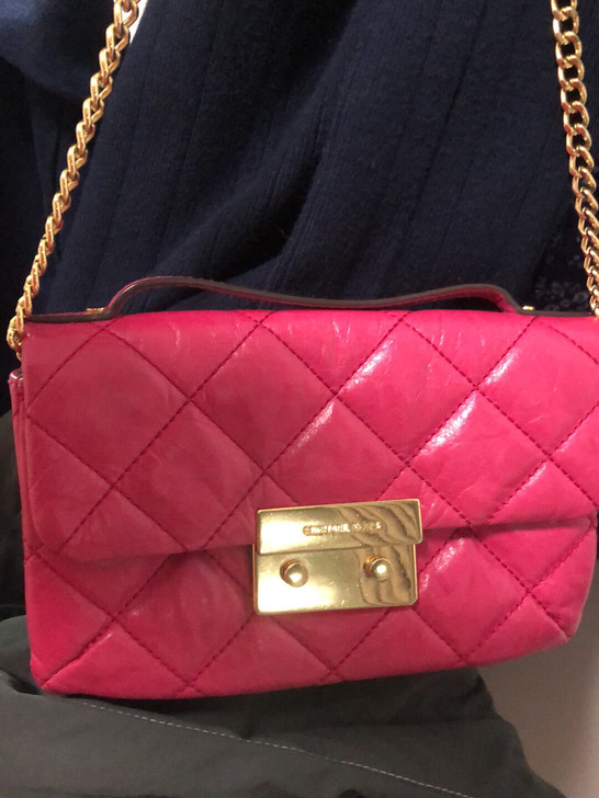 MK链条包，头层牛皮，16年购买，2800...