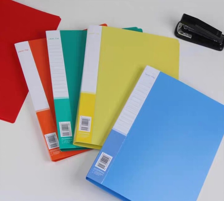 办公双夹文件夹5个装