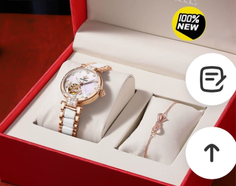 欧品客品牌手表一鹿有你蕴意热销镂空陀飞轮防...