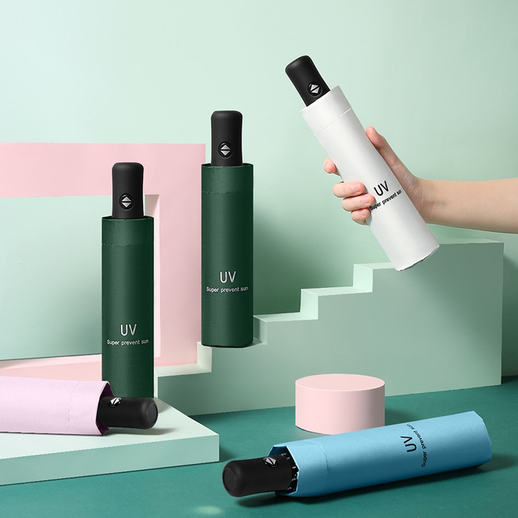 UV款雨伞女晴雨折叠遮阳伞太阳伞防晒防紫外线