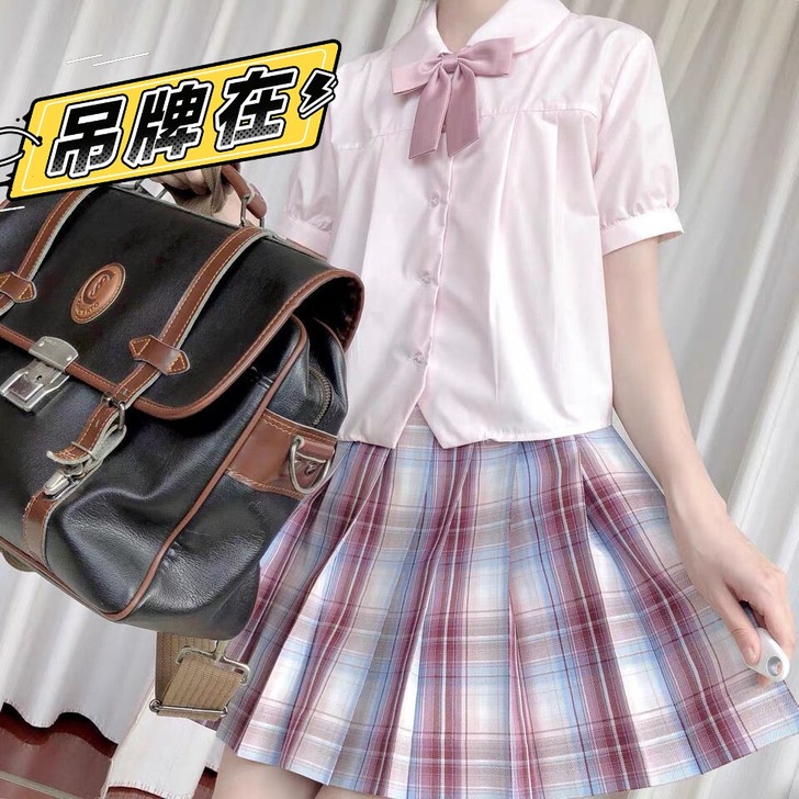 原创jk 【奶油情书】 jk制服格裙 学院...