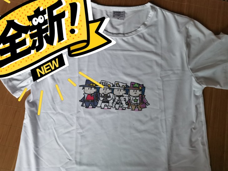 JOJO的奇妙冒险周边短袖布加拉提动漫布姐...