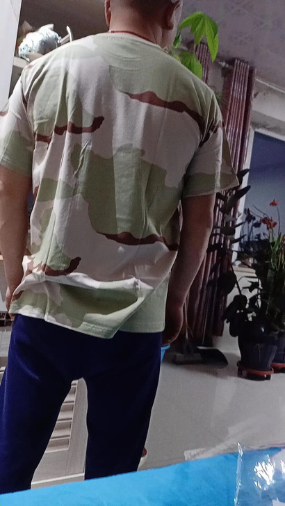 全棉迷彩T恤 男女休闲户外吸汗 夏季体能训...