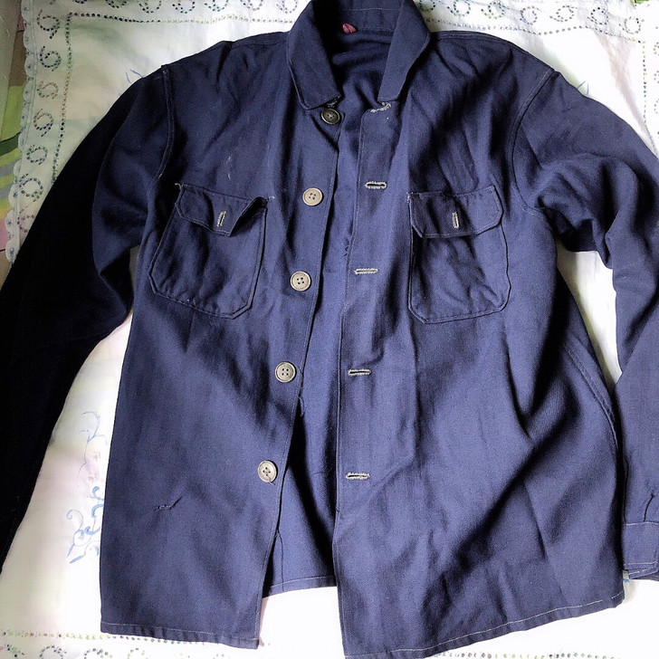 九十年代牛仔服牛仔外套怀旧工作服