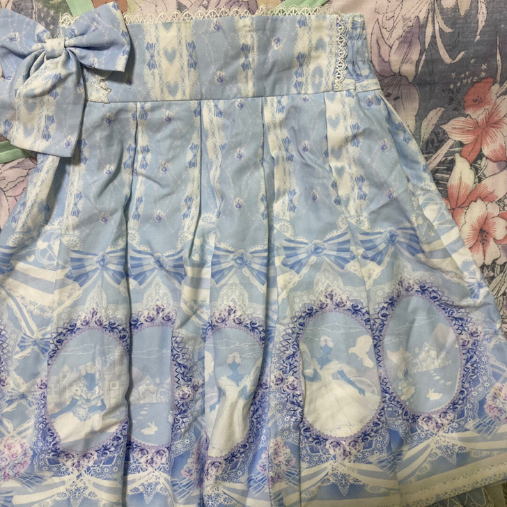 全新lolita  织锦园绝版高腰 sk