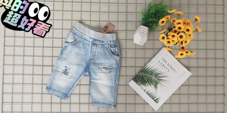 纯棉牛仔软料七分裤，做工面料都不错值得推荐...