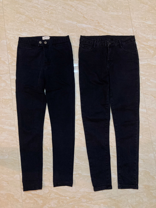 金大班家两个小脚裤 原价都是百来块的