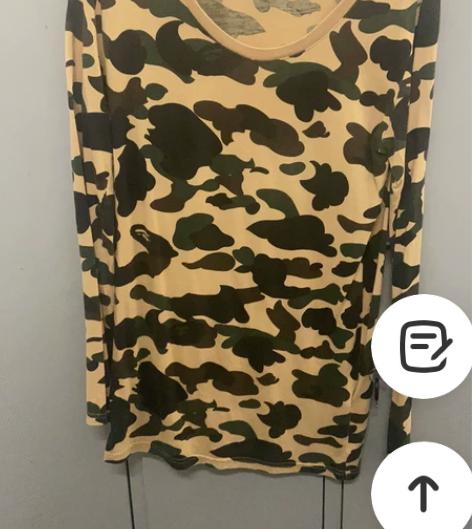 bape迷彩服 品牌型号  xs 但是不是...