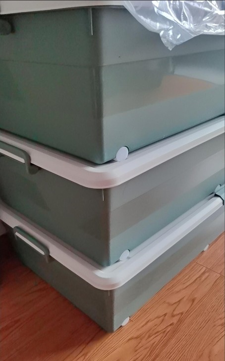 全新大号床底收纳箱带轮床底衣服收纳箱被子储...