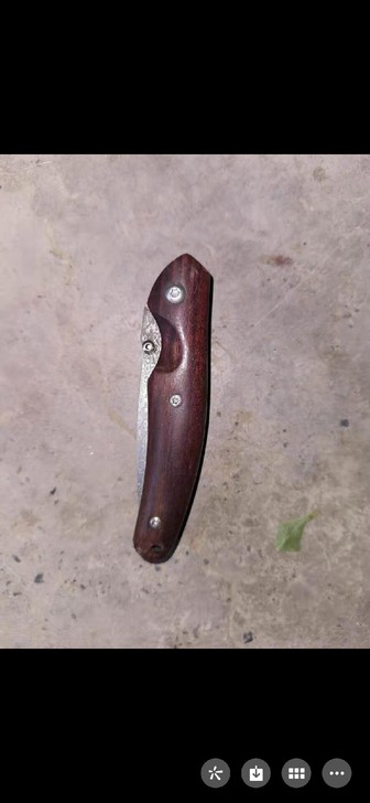 进口大马士革钢锋利高硬度户外野营日常随防身...