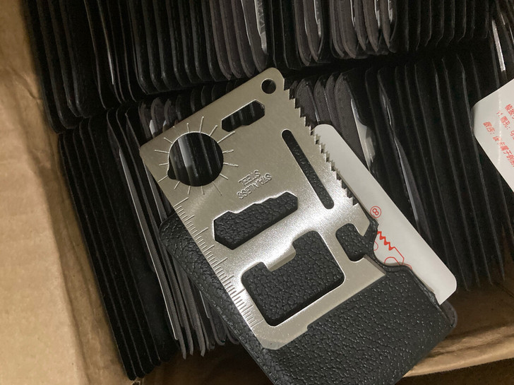 户外多功能军刀卡式卡片开瓶器工具卡