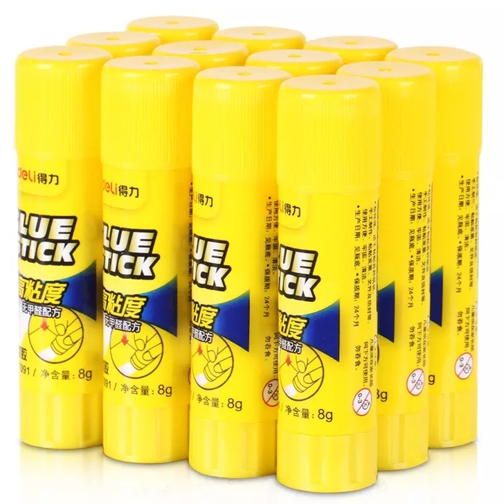 得力固体胶棒高粘度儿童手工课胶水办公学生用...