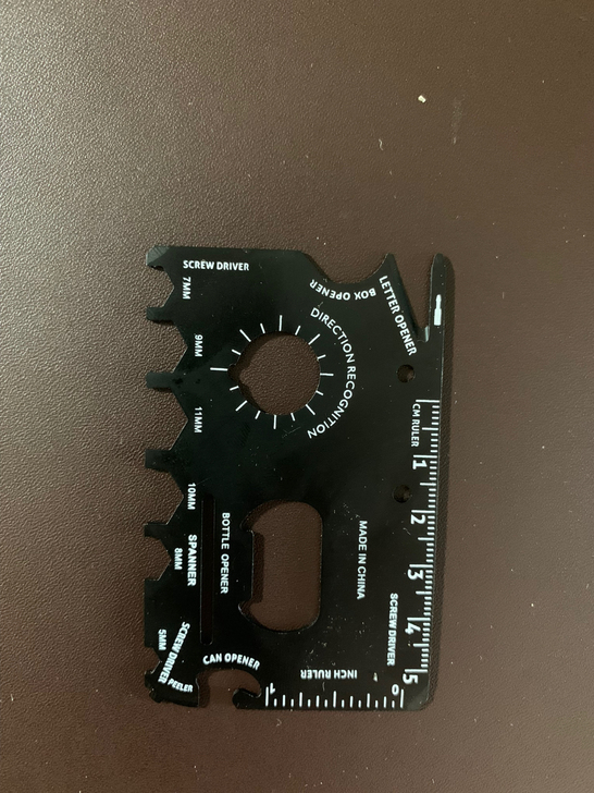 多功能卡片工具15合一。