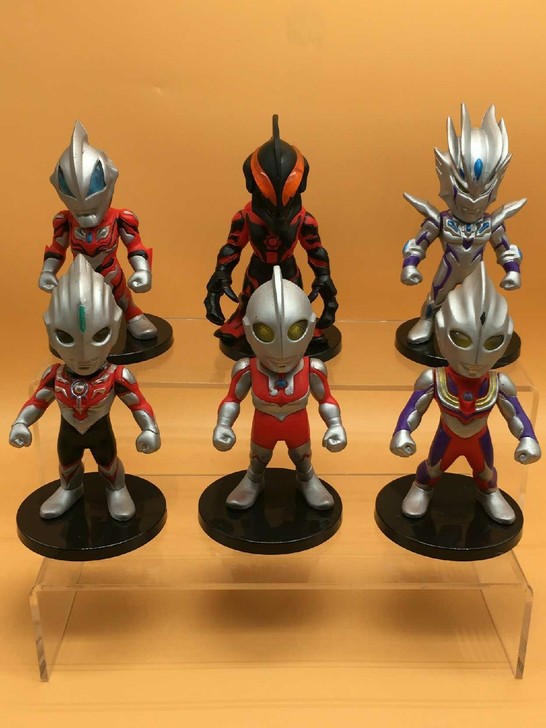 6款奥特曼手办泰罗奥特曼打怪兽人偶大号q版...