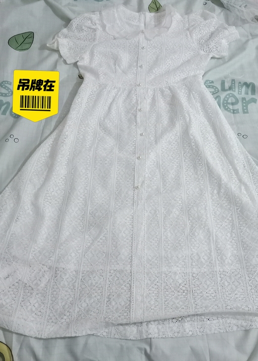 夏季纯色连衣裙