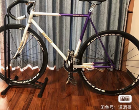 INTRO7白紫色死飞 铬钼钢制作 比普通...
