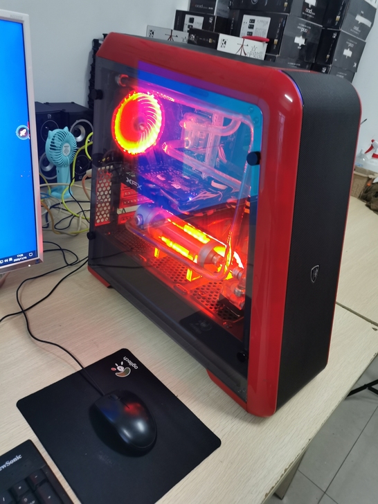 i7电脑30万分六核独显吃鸡游戏电脑主机 ...