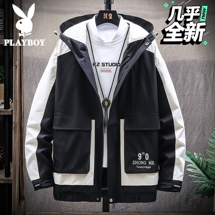 花花公子playboy男外套，尺码185/...