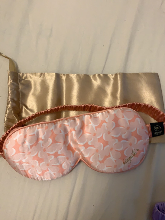 钱皇100%桑蚕丝睡眠真丝眼罩遮光美容亲肤...