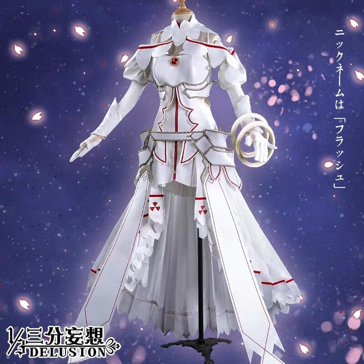 三分妄想刀剑神域cos服创世神亚丝娜结城明...