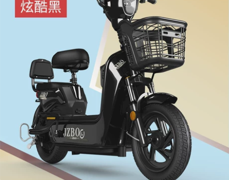 加州豹电动车新国标48V踏板助力小型电瓶车...