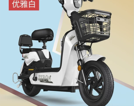 加州豹电动车新国标48V踏板助力小型电瓶车...