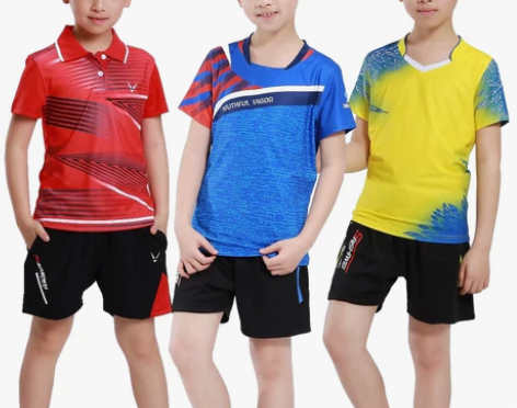 乒乓球 训练新款儿童学生服球衣小孩运动套装...