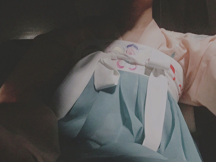 半退坑出素羽华裳M码齐胸汉服