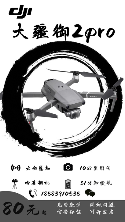 大疆无人机御2PRO，哈苏相机，10公司图...