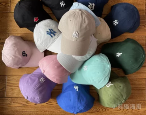 韩国代购 MLB小标NYLA洋基队休闲可调...