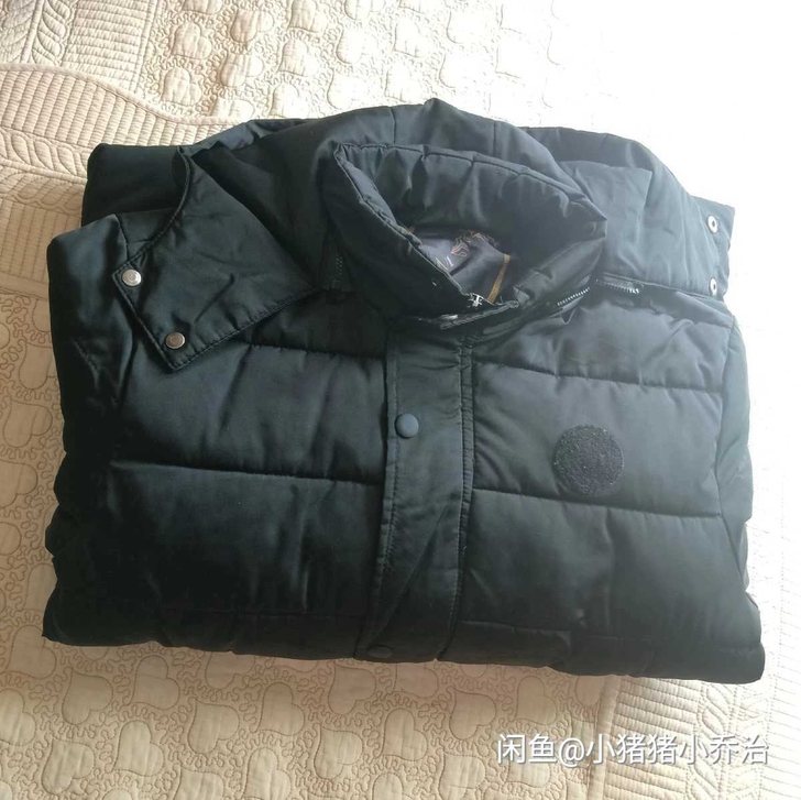 男款棉衣，品牌:花花公子