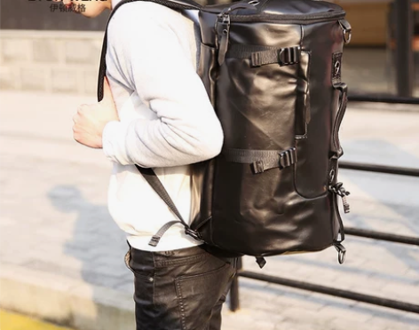 新款韩版男士背包 潮流学生书包篮球包 休闲...