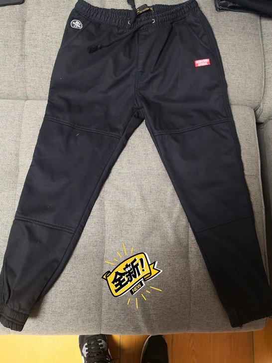 唐狮加绒工装裤