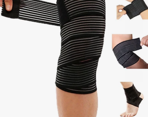 绷带固定自粘男女医用运动弹性弹力护腕肘膝踝...