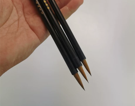 黑檀纯狼毫小楷毛笔 精品好料制作，老技师纯...