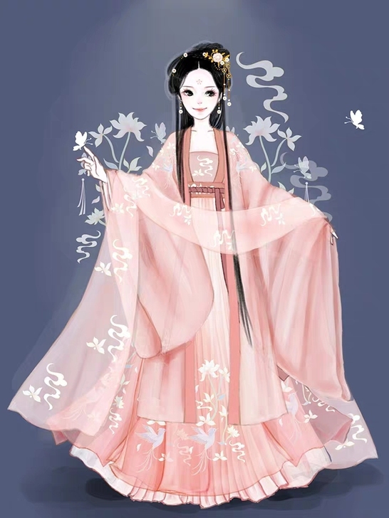 全新 汉服,仅试穿,有吊牌,裙子未开封