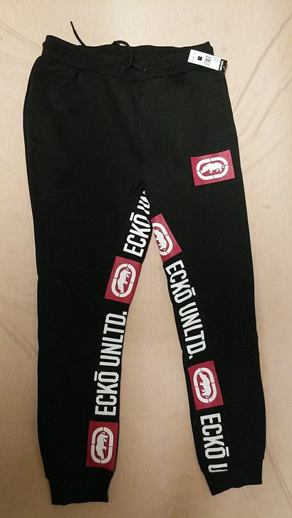 ECKO  全新犀牛加绒裤黑色  灰色EC...