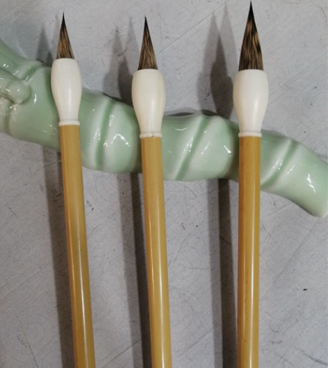 闲置，鼠雕鸡距毛笔纯毛制作大中小都有，这是...