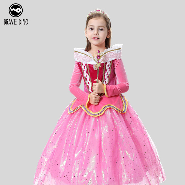 万圣节儿童服装公主裙cosplay女童礼服...