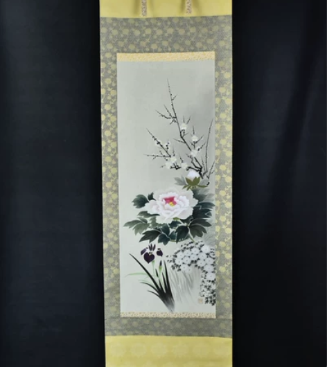 138！！（VH4859）青园笔 绢本手绘...