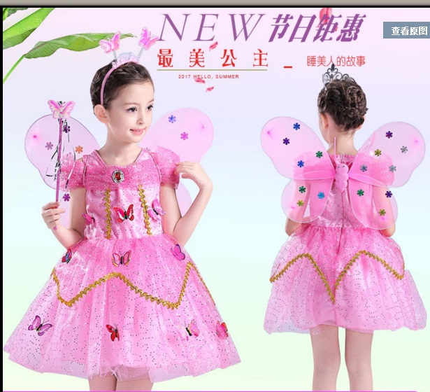 六一儿童服装女童cosplay白雪公主裙派...