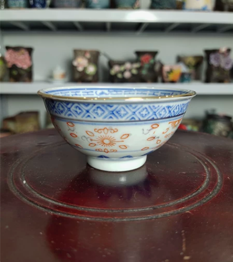 景德镇陶瓷 正宗景德镇陶瓷 青花玲珑茶碗 ...